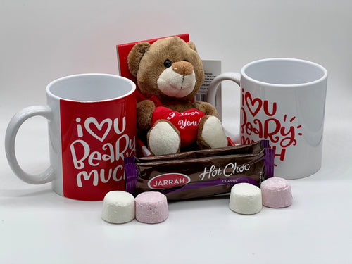 Valentines Day Gift Pack - Mug & Teddy