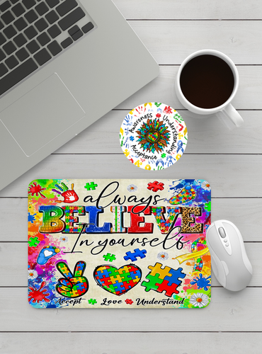 Autism Awareness #2 - Mouse Pad & Coaster