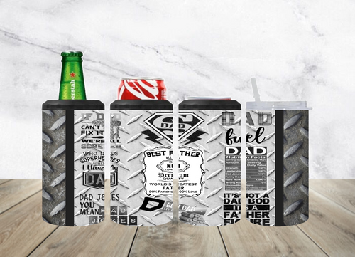 Best Father (Black) Can Cooler