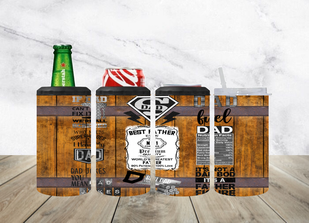 Best Father (Brown) Can Cooler