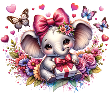 Load image into Gallery viewer, Cute Valentine Elephant