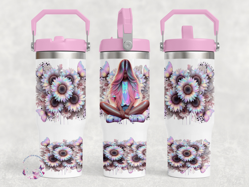 Holographic Girl - 30oz