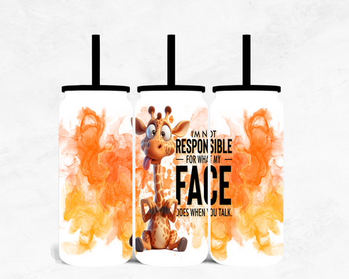 I'm Not Responsible For What My Face Does When You Talk - Metal Can