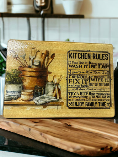 Kitchen Rules - Cutting Board