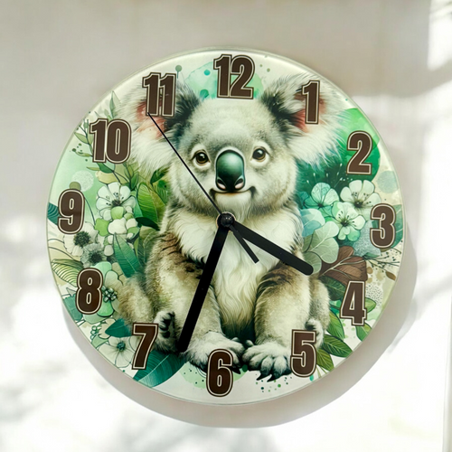 Koala - Round Wall Clock