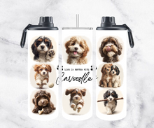 Load image into Gallery viewer, Life Is Better With Cavoodles - Drink Bottle Tumbler