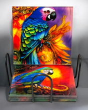 Load image into Gallery viewer, Parrots - Glass Coasters