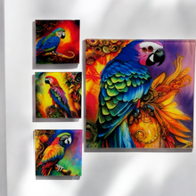 Load image into Gallery viewer, Parrots - Glass Coasters