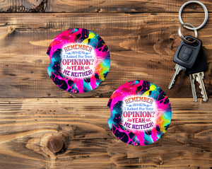 Sarcastic Car Coaster - 2 per pack