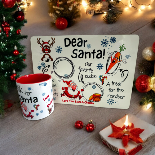 Santa Plate & Mug Set #1