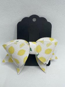 Lemon Print - Single Bow