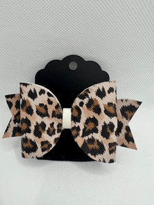 Leopard Print - Single Bow