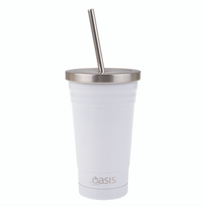 Smoothie Tumbler with Stainless Steel Straw