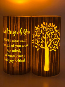 Tree of Life Cylinder Night Light